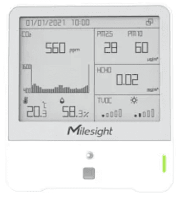 Milesight AM319 Indoor Ambience Monitoring Sensor with O3 Monitoring